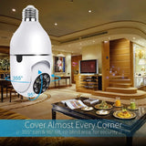 Smart 360° Light Bulb Security Camera - 1080P