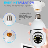 Smart 360° Light Bulb Security Camera - 1080P