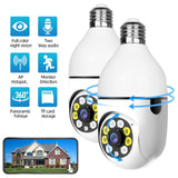 Smart 360° Light Bulb Security Camera - 1080P