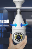 Smart 360° Light Bulb Security Camera - 1080P