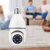 Smart 360° Light Bulb Security Camera - 1080P