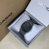 CASIO QUARTZ MEN'S LEATHER WATCH